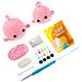 Kit Per Uncinetto Balena Fatto A Mano Pink - Foto miniatura 1