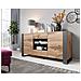 WOOD KOM credenza per soggiorno 2 porta /porte - Foto miniatura 3