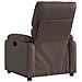 Poltrona Reclinabile Elettrica Marrone in Similpelle - Foto miniatura 5