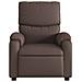Poltrona Reclinabile Elettrica Marrone in Similpelle - Foto miniatura 9