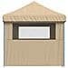 Tendone per Feste Pieghevole Pop-Up con 4 Pareti Beige - Foto miniatura 4