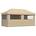 Tendone per Feste Pieghevole Pop-Up con 4 Pareti Beige - Foto miniatura 5