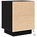 Comodino con Luci LED Nero 38x34x50 cm - Foto miniatura 8