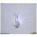 Lampada D'atmosfera A Forma Di Pavone Arcobaleno: Proiezione E Controllo Touch White - Foto miniatura 2