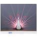 Lampada D'atmosfera A Forma Di Pavone Arcobaleno: Proiezione E Controllo Touch White - Foto miniatura 3