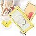 Custodia Per Samsung Galaxy Tab A7 2020 10,7” Con Supporto E Tracolla Gialla - Foto miniatura 3
