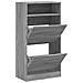 Scarpiera Grigio Sonoma 60x34x116 cm in Legno Multistrato - Foto miniatura 1