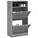 Scarpiera Grigio Sonoma 60x34x116 cm in Legno Multistrato - Foto miniatura 2