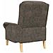 poltrona Grigio scuro 76 x 94 x 102 cm Pelle sintetica - Foto miniatura 6
