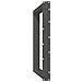 Gambe per tavolo da pranzo a forma di U 2 pz Antracite 100x(72-73) cm Acciaio - Foto miniatura 7