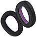 Cuscinetti Auricolari Di Ricambio Compatibili Con Cuffie Epos H3 E H3pro Hybrid - Mesh Nero Viola - Foto miniatura 2