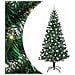 Albero di Natale artificiale con luci integrate Verde 210 cm - Foto miniatura 1
