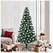 Albero di Natale artificiale con luci integrate Verde 210 cm - Foto miniatura 2