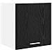 Armadio pensile Riga 2 pcs Rovere Nero e Bianco 40 x 31 x 40 cm - Foto miniatura 5