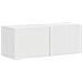 Mobile TV da parete 2 pcs Bianco 60 x 31 x 29.5 cm - Foto miniatura 1