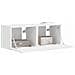 Mobile TV da parete 2 pcs Bianco 60 x 31 x 29.5 cm - Foto miniatura 3