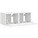 Mobile TV da parete 2 pcs Bianco 60 x 31 x 29.5 cm - Foto miniatura 6