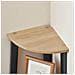 Libreria angolare - Rovere Sonoma a 4 ripiani con struttura nera - Foto miniatura 5