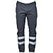 Pantalone ZURIGO REFLECTING Multitasche Elasticizzato Cotone Rifrangente COLORE NAVY TAGLIA M - Foto miniatura 1