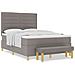 Letto a molle con materasso Talpa 140 x 190 cm Tessuto - Foto miniatura 1