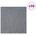 Piastrella per Tappeto Grigio Chiaro 50 x 50 cm 36 pcs - Foto miniatura 3