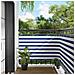 Schermo da balcone Blu e Bianco 100 x 300 cm Tessuto Oxford - Foto miniatura 2