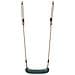 Seggiolino Altalena per Bambini Singolo Corda Regolabile Verde - Foto miniatura 4