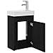 Mobile bagno con rubinetto Rovere Nero 40,5 x 22,5 x 62 cm - Foto miniatura 4