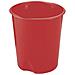 Cestino gettacarte in polipropilene, antiurto, lavabile da 16,5 litri colore Rosso - Foto miniatura 1