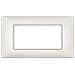 Placca 4 Moduli Argento Perlato Plana 14654.75 - Foto miniatura 2