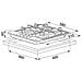 Piano Cottura FHLM6044GXSE a Gas 4 Fuochi Gas Colore Inox - Foto miniatura 2