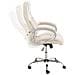 Poltrona Ufficio Apoll XL in Similpelle - Sedia Scrivania Ergonomica Pc Girevole Oscillante - Sedia Direzionale con Braccioli Carico Max 150KG Crema - Foto miniatura 1