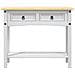 Tavolo Console in Pino Messicano Corona Bianco 90x34,5x73 cm - Foto miniatura 3