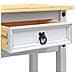 Tavolo Console in Pino Messicano Corona Bianco 90x34,5x73 cm - Foto miniatura 6