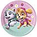 Procos - 8 Piatti In Cartone Rosa E Menta Paw Patrol 23 Cm - Foto miniatura 1