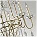 Lampadario A 6 Luci Finitura Argento, Attacco E14 - Foto miniatura 3