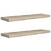 Scaffali A Parete 2 Pz Rovere 90x23,5x3,8 Cm In Mdf - Foto miniatura 2