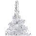Albero di Natale Artificiale con Supporto Argento 120 cm PET - Foto miniatura 3