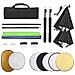 Kit Per Studio Fotografico Con Set Luci, Fondale E Riflettore - Foto miniatura 1