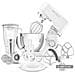 STM 6350WH robot da cucina 1000 W 4,5 L Bianco Bilance incorporate - Foto miniatura 1