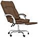 Sedia da Ufficio Massaggio Reclinabile Marrone in Tessuto - Foto miniatura 2