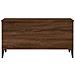 Tavolino Salotto Rovere Marrone 90x44,5x45 Cm Legno Multistrato - Foto miniatura 4