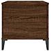 Tavolino Salotto Rovere Marrone 90x44,5x45 Cm Legno Multistrato - Foto miniatura 5