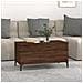 Tavolino Salotto Rovere Marrone 90x44,5x45 Cm Legno Multistrato - Foto miniatura 7