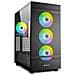Case Rebel C50 RGB Full Tower ATX / Micro-ATX / Mini-ITX 3 Porte USB 3.1 Colore Nero (Finestrato) - Foto miniatura 1