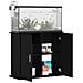 Supporto per Acquario 81x36x73 cm in Legno Multistrato Nero - Foto miniatura 2