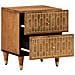 Comodini 2pz 40x33x46 Cm In Legno Massello Di Mango - Foto miniatura 3