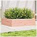 Fioriera Da Giardino 90x90x23 Cm In Legno Massello Di Douglas - Foto miniatura 1