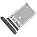 Supporto Scheda Sim Per Samsung Galaxy S23 Fe - Doppia Nano Sim - Foto miniatura 4