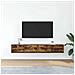 Mobili TV 2 pz Rovere Fumo 80x31x25,5 cm Legno Multistrato - Foto miniatura 7